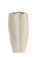 Elegant Cream Sanguli Ceramic Vase - 28x27.5x56 cm