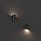 Vendela LED Outdoor Wall Light in Black Finish