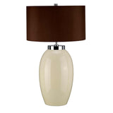 Victor Grand Porcelain Table Lamp with Empire Shade - Cream Finish