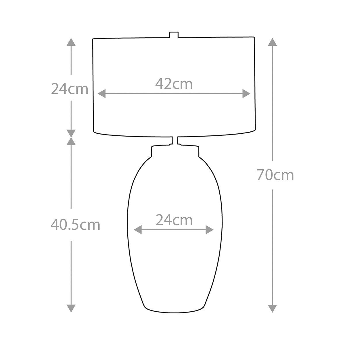 Victor Red Porcelain Table Lamp with Cream Cylinder Shade