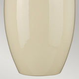 Victor Cream Porcelain Table Lamp with Faux Silk Empire Shade