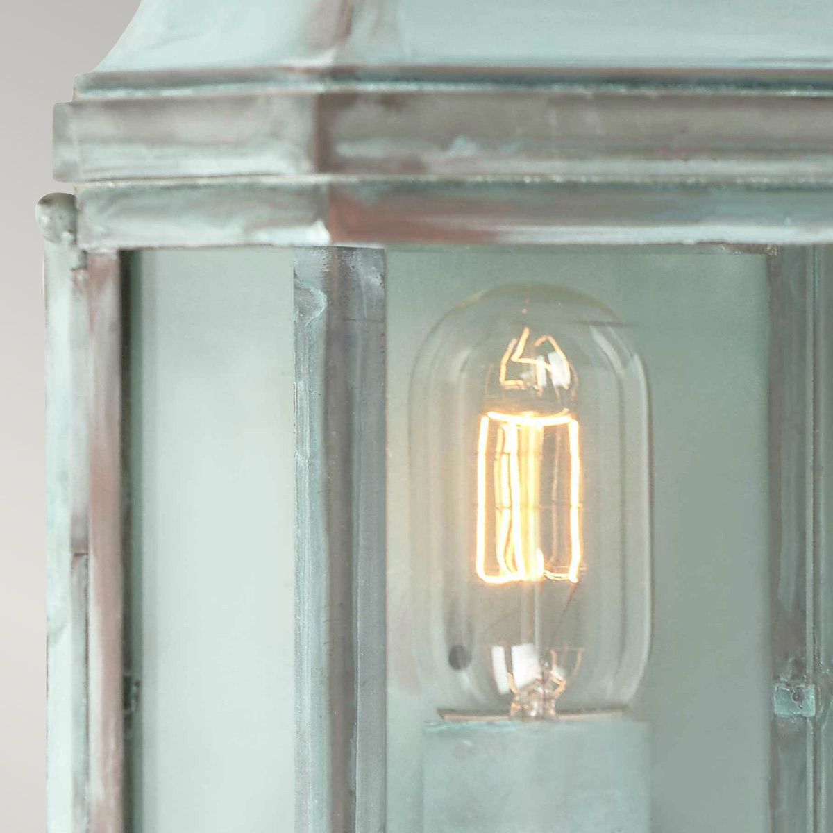 Verdigris Victorian Wall-Mounted Lantern
