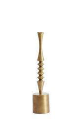 Antique Bronze Candle Holder 10x45 cm Mistry Design