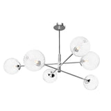 Vignette 6 Light Pendant Polished Chrome With Closed Glass