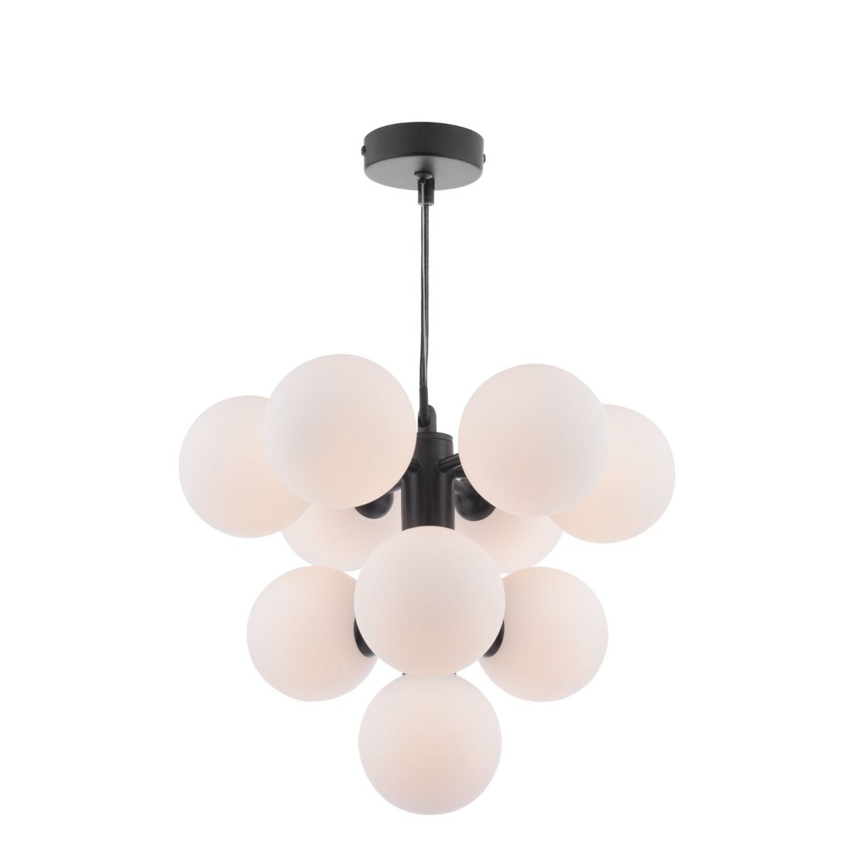 Vine 10 Light Pendant Satin Black Fitting Only