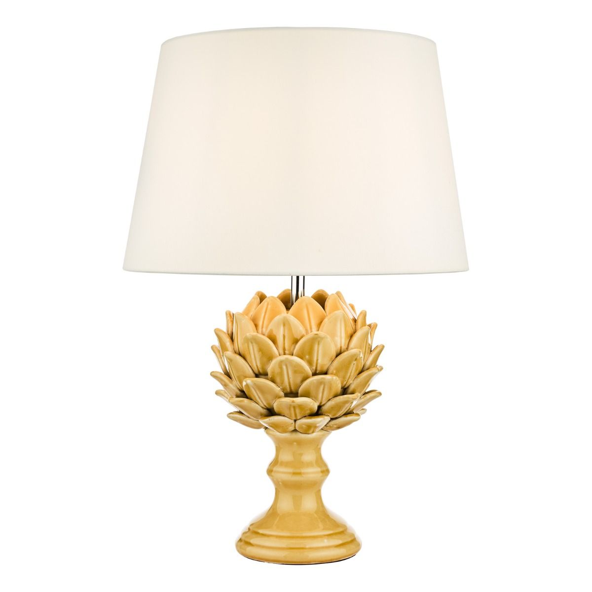 Violetta Table Lamp Yellow With Shade