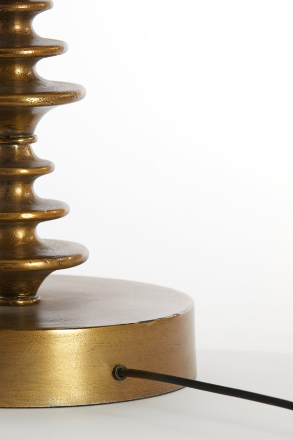Elegant Antique Bronze Floor Lamp, 142 cm