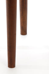 Round Acacia Wood Side Table – 49cm Diameter