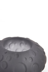 Matte Grey Finley Glass Tealight Holder Ø10x6 cm