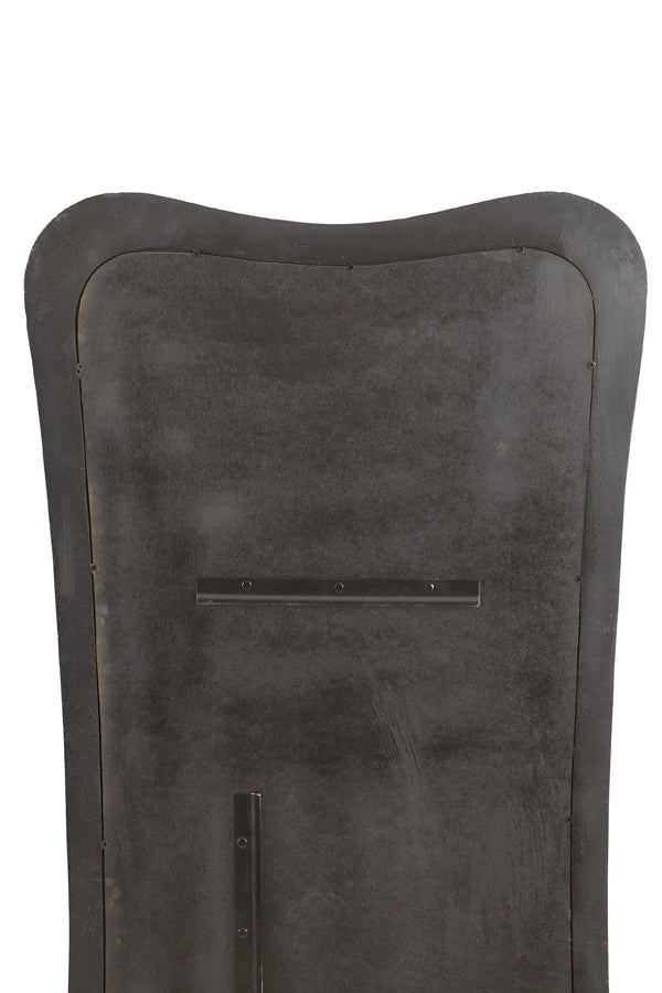 Mirror 160x68 cm Matte Black Alamos Wood Design