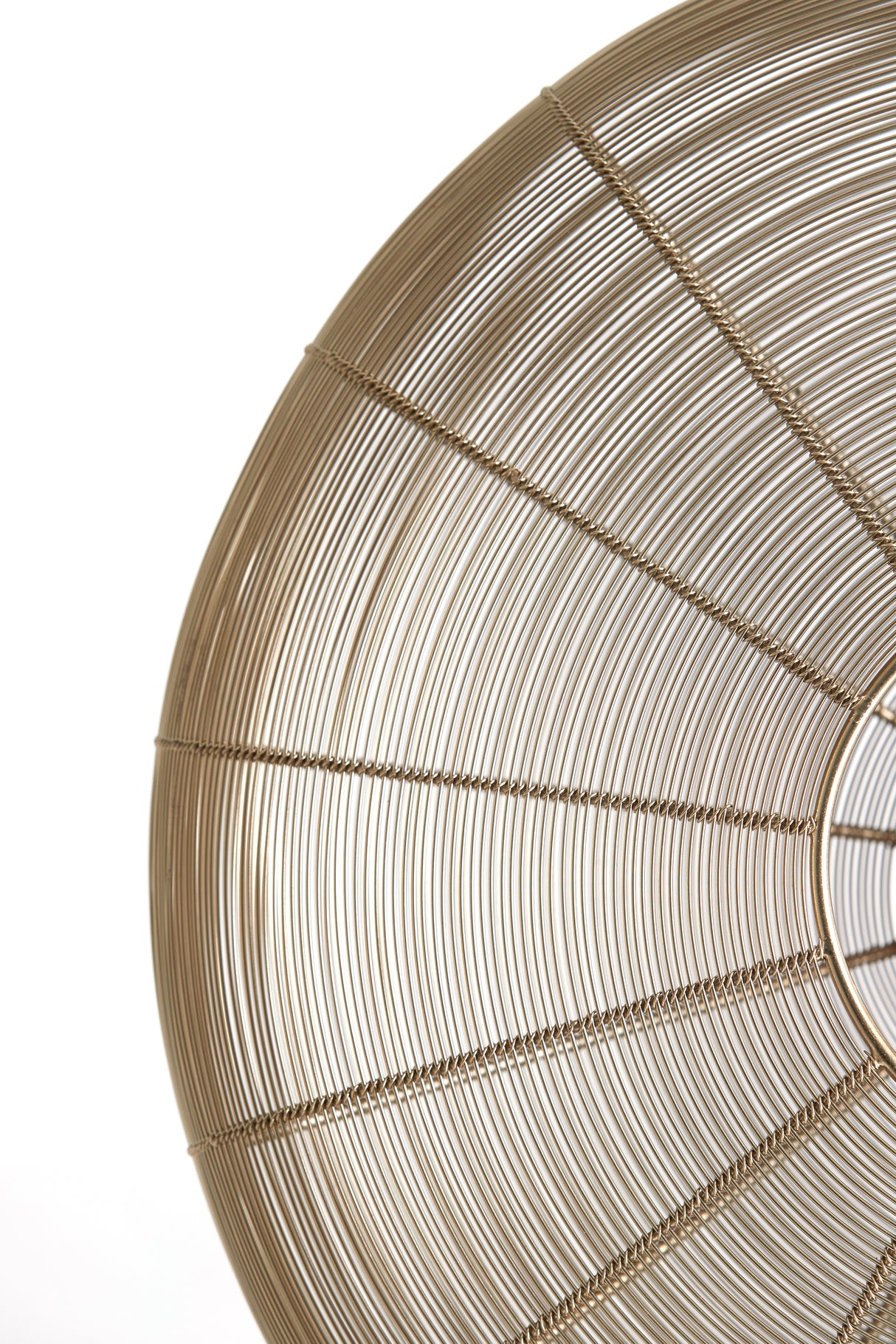 Elegant Light Gold Ceiling Fixture Ø51x18 cm