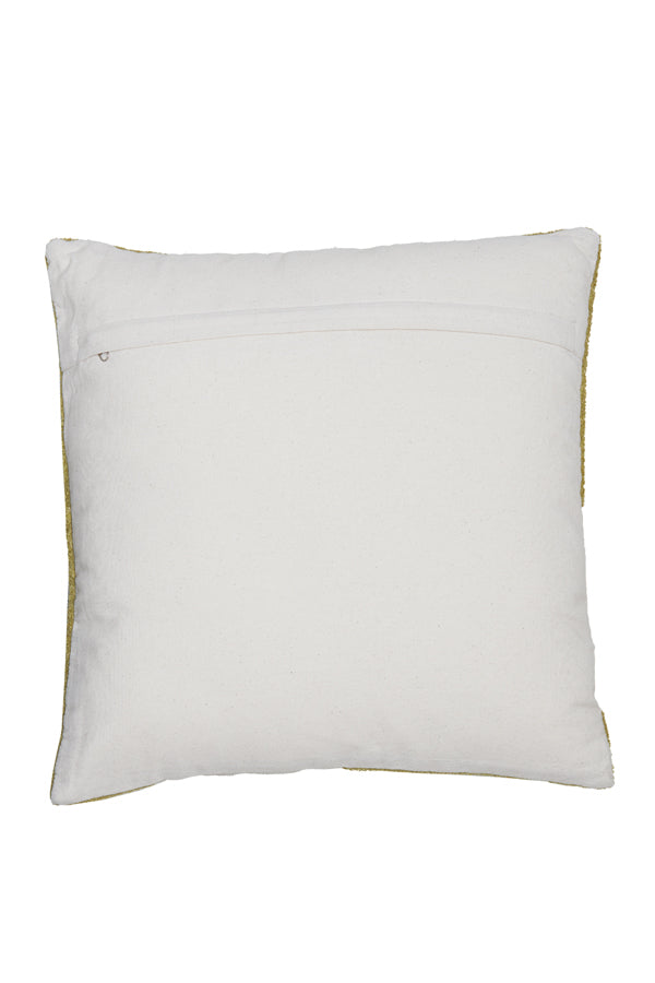 Elegant Green & Beige Decorative Cushion 45x45 cm