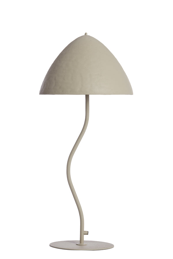 Elimo Matte Light Grey Table Lamp - 25x67 cm