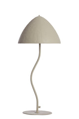 Elimo Matte Light Grey Table Lamp - 25x67 cm