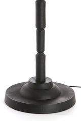 Elegant Matte Black Kabati Floor Lamp 147cm