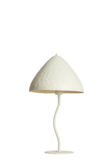 Elegant Elimo Matte Cream Table Lamp - 25x50 cm