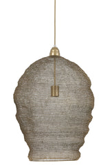 Antique Bronze Wire Pendant Lamp Ø45x60 cm - Nikki Collection
