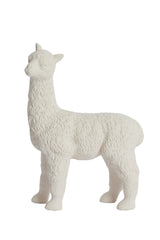 Cream Alpaca Ornament - 29cm x 13cm x 39cm - Matte Finish