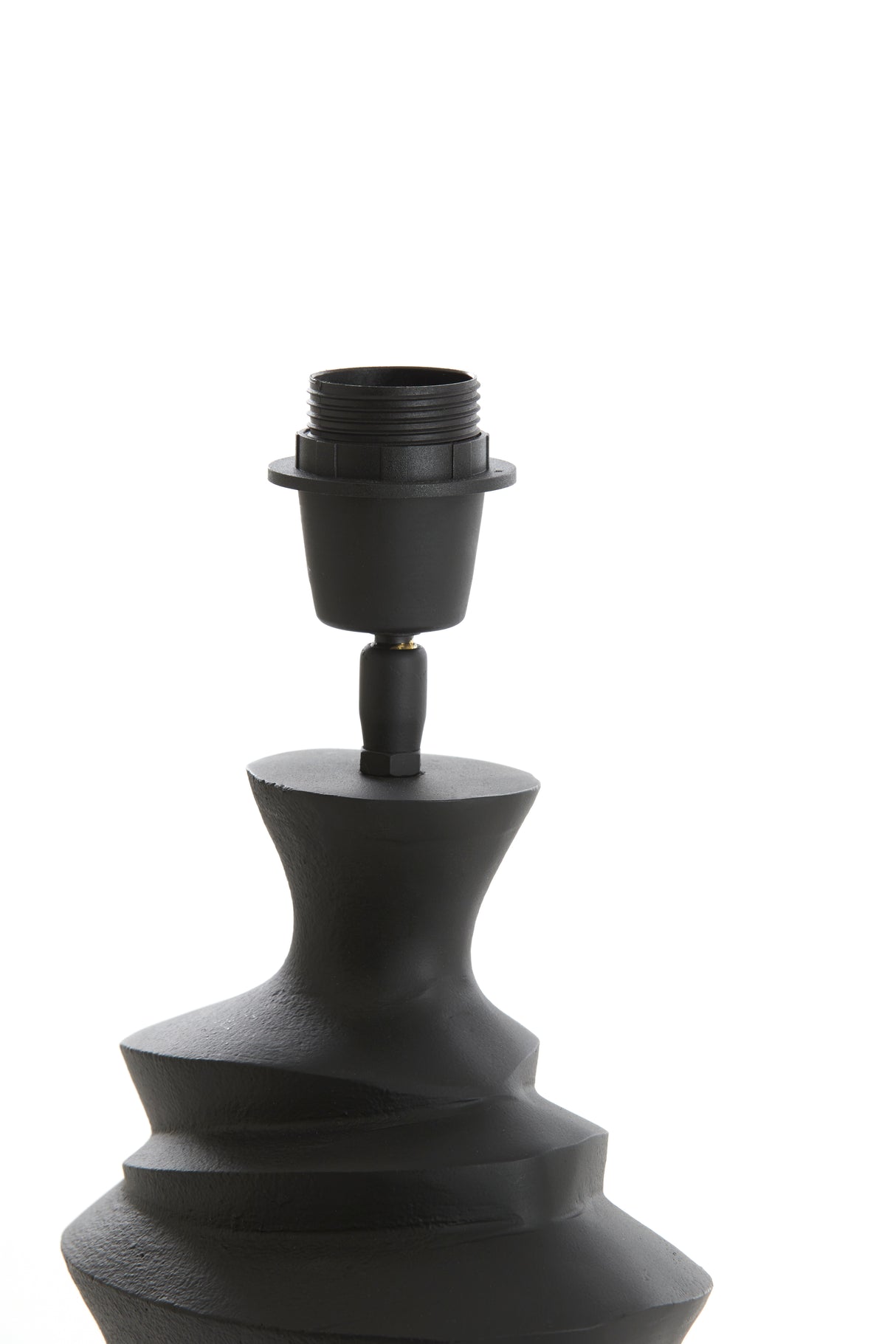 Elegant Sharon Matte Black Lamp Base 21x14x41 cm