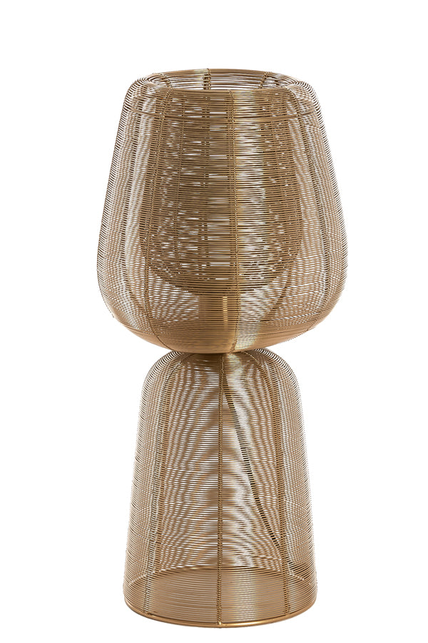 Elegant Gold Table Lamp - 24x54 cm Aboso Design