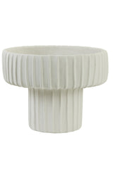 Elegant Cream Maja Cement Planter Ø40x30 cm
