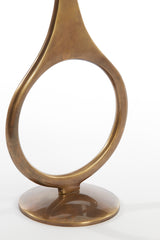 Antique Bronze Tall Candle Holder - Ø13x55 cm