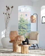 Natural Evisa Tealight Holder Ø25x27 cm