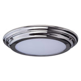 Welland Medium Flush Mount Bathroom Light in Polished Chrome