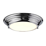 Welland Ultra Slim LED Flush Ceiling Light - Polished Chrome