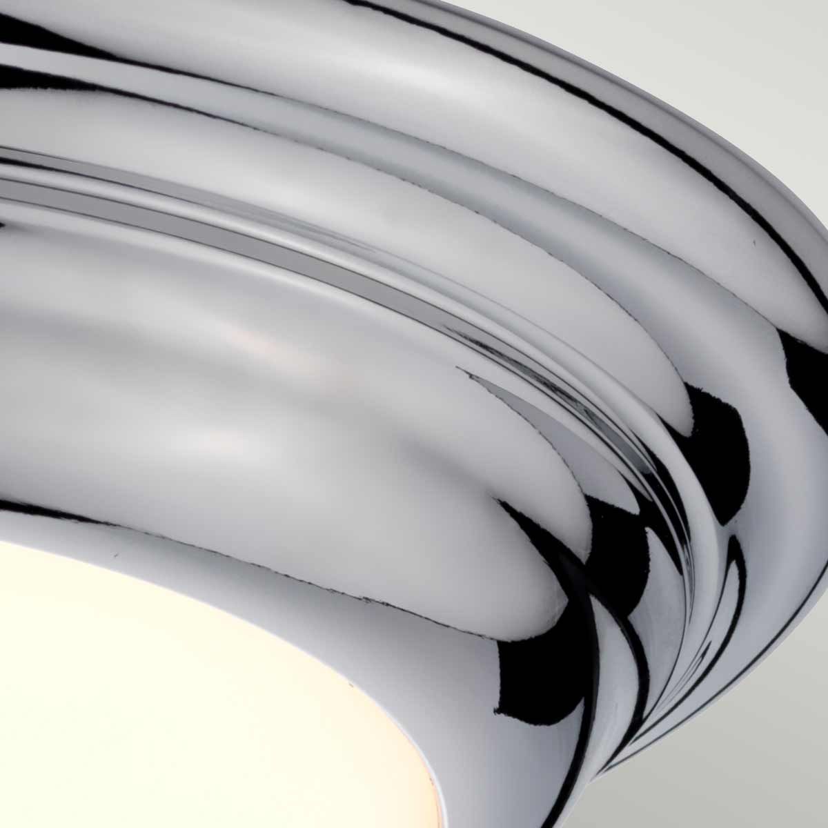 Welland Ultra Slim LED Flush Ceiling Light - Polished Chrome