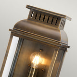 Westminster Antique Brass Wall Lantern