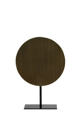 Antique Bronze Ornament on Black Base, 30x10x43 cm, by Rasim