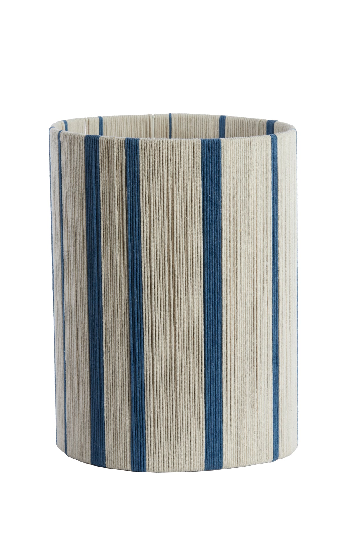 Cream and Blue Medan Shade Cylinder 30-30-40 cm