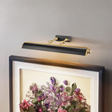 Winchfield 4lt Large Picture Light Aged Brass & Matte Black