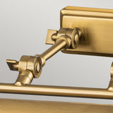 Winchfield 4lt Large Picture Light Aged Brass