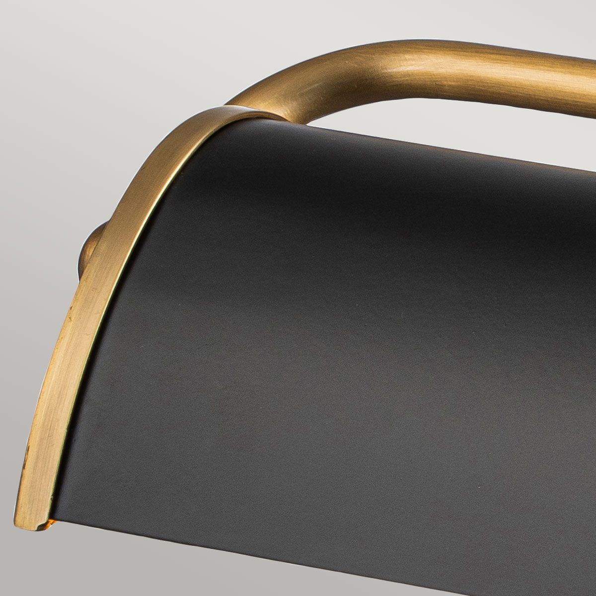 Winchfield 2lt Medium Picture Light Aged Brass & Matte Black