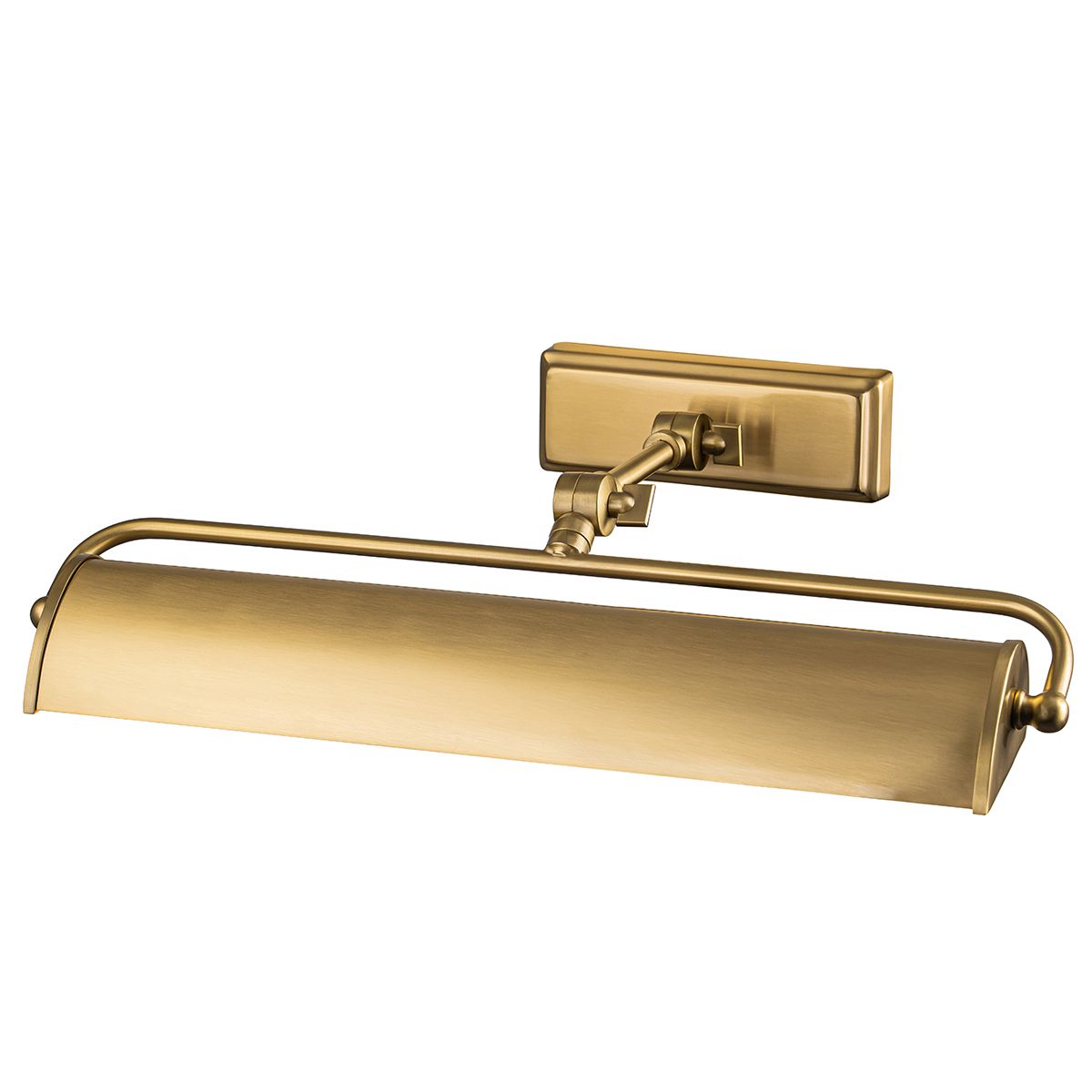 Winchfield 2lt Medium Picture Light Aged Brass