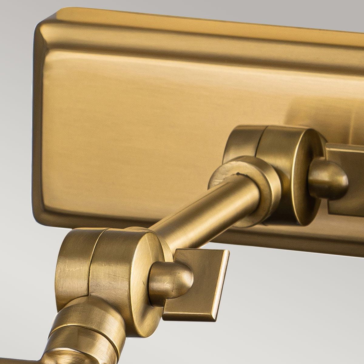 Winchfield 2lt Medium Picture Light Aged Brass