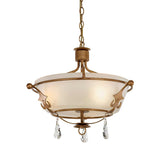 Windsor Royal Glow 3-Light Semi-Flush Pendant