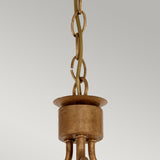 Windsor Royal Glow 3-Light Semi-Flush Pendant