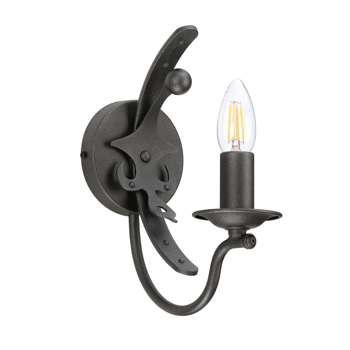 Regal Graphite Single Light Wall Sconce