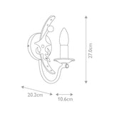 Regal Graphite Single Light Wall Sconce