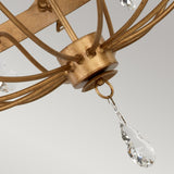 Regal Gold Patina 12-Light Chandelier - Windsor Collection