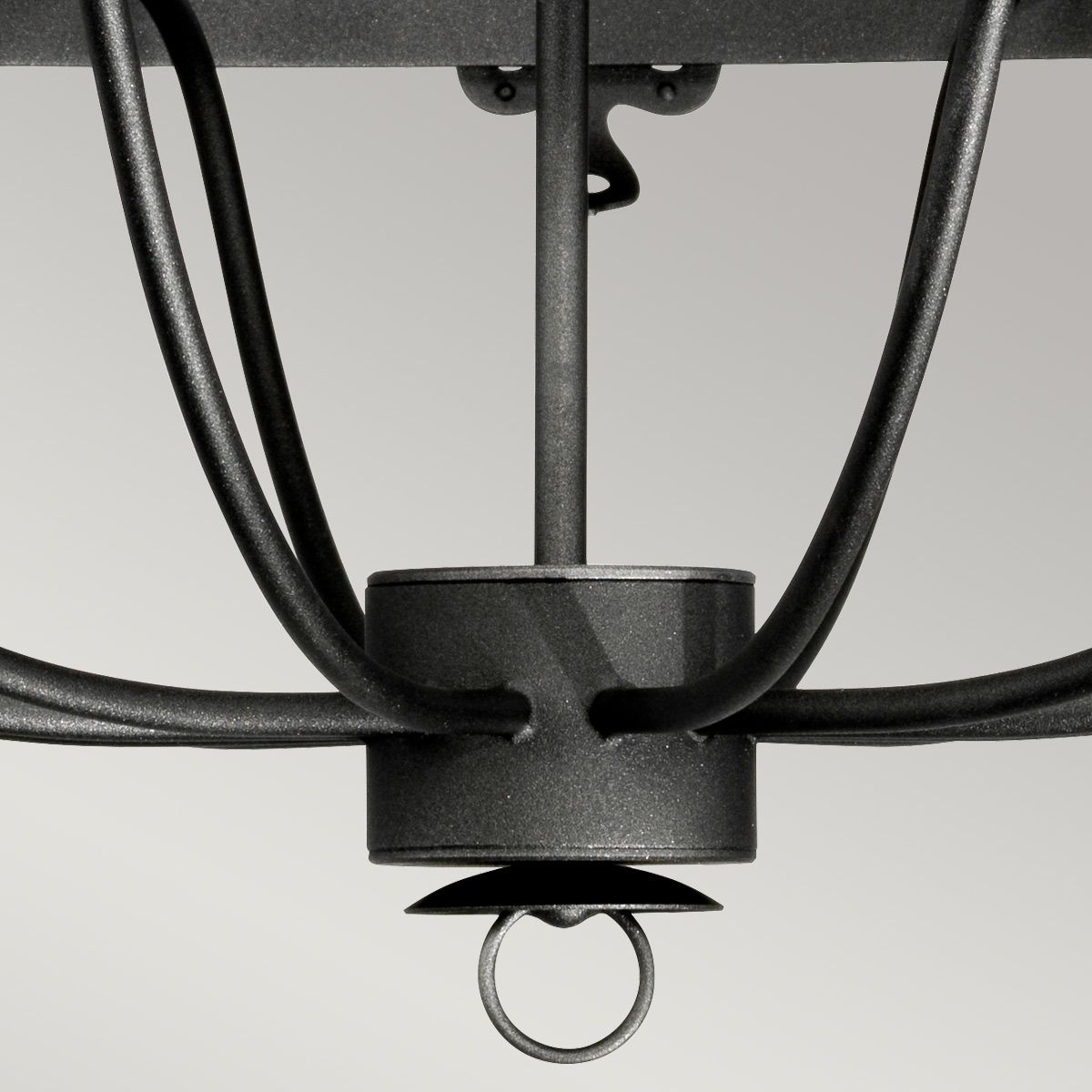 Regal Elegance 12-Light Chandelier - Graphite