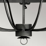Regal Elegance 12-Light Chandelier - Graphite