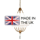 Windsor Elegant Gold Patina 6-Light Chandelier