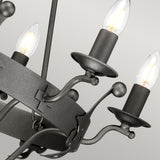 Windsor Graphite Royal Elegance 6 Light Chandelier