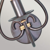 Windermere Rustic Wrought Iron Wall Sconce