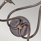 Windemere Rustic Elegance Wrought Iron Double Wall Light