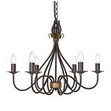 Windermere Rustic Elegance Iron Chandelier